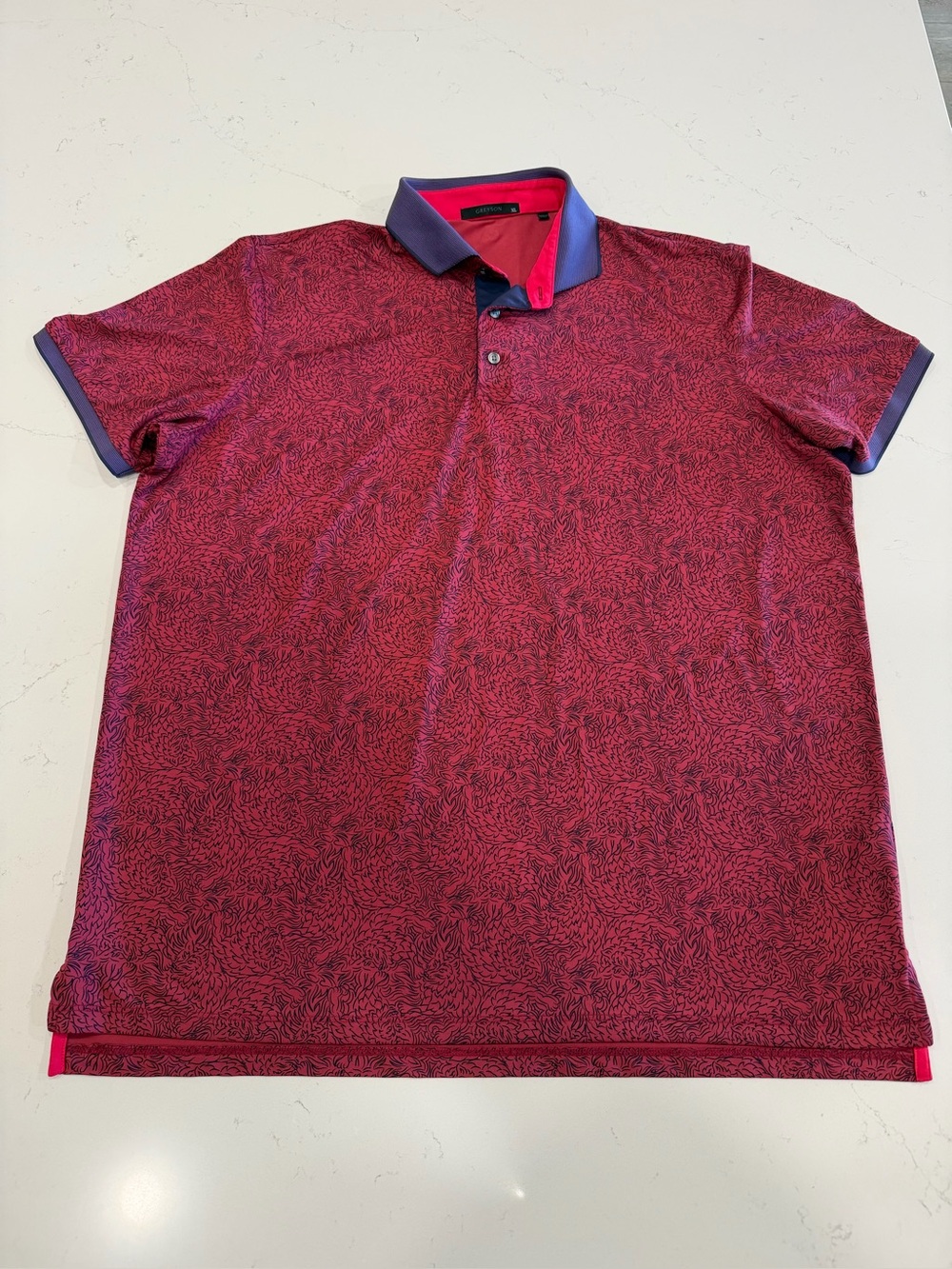 Greyson Men’s Den of Thieves Perfirmance Golf Polo - XL